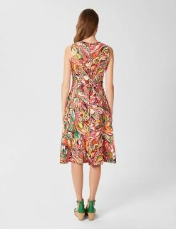 Brand new ๐ HOBBS ๐ Dresses Pure Linen Printed Waisted ๐ Dress โญ 7 Brand new ๐ HOBBS ๐ Dresses Pure Linen Printed Waisted ๐ Dress โญ -Women's Holiday Shop Sales SD 10 T83 5884 ZZ X EC 2