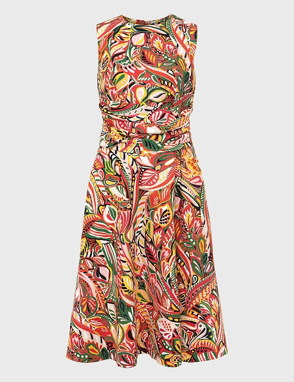 Brand new ๐ HOBBS ๐ Dresses Pure Linen Printed Waisted ๐ Dress โญ 2 Brand new ๐ HOBBS ๐ Dresses Pure Linen Printed Waisted ๐ Dress โญ - Image 2