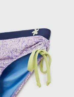 Coupon 🔔 White Stuff 👙 Bikinis Printed Tie Side High Leg 👙 Bikini Bottoms 🤩 -Women's Holiday Shop Sales SD 10 T83 6181 D4 X EC 4