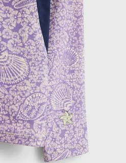 Budget 🧨 White Stuff Tops Printed Long Sleeve Rash Vest Top ✨ -Women's Holiday Shop Sales SD 10 T83 6193 D4 X EC 4