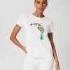 Flash Sale 🎉 HOBBS Women Pure Cotton Toucan Print Crew Neck T-Shirt 💯