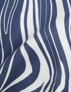 Hot Sale 🔥 JAEGER 👗 Dresses Pure Linen Printed V-Neck Smock 👗 Dress 🌟 -Women's Holiday Shop Sales SD 10 T97 6329C E0 X EC 6