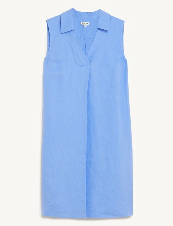 Wholesale π JAEGER π Dresses Pure Linen V-Neck Sleeveless Shift π Dress βοΈ 2 Wholesale π JAEGER π Dresses Pure Linen V-Neck Sleeveless Shift π Dress βοΈ - Image 2