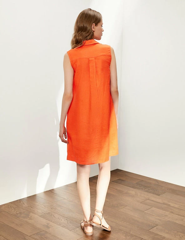 Wholesale π JAEGER π Dresses Pure Linen V-Neck Sleeveless Shift π Dress βοΈ 11 Wholesale π JAEGER π Dresses Pure Linen V-Neck Sleeveless Shift π Dress βοΈ - Image 11