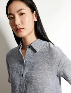 Cheapest โค๏ธ JAEGER ๐ Dresses Pure Linen Textured Maxi ๐ Shirt ๐ Dress โ 21 Cheapest โค๏ธ JAEGER ๐ Dresses Pure Linen Textured Maxi ๐ Shirt ๐ Dress โ -Women's Holiday Shop Sales SD 10 T97 6393C F0 X EC 2