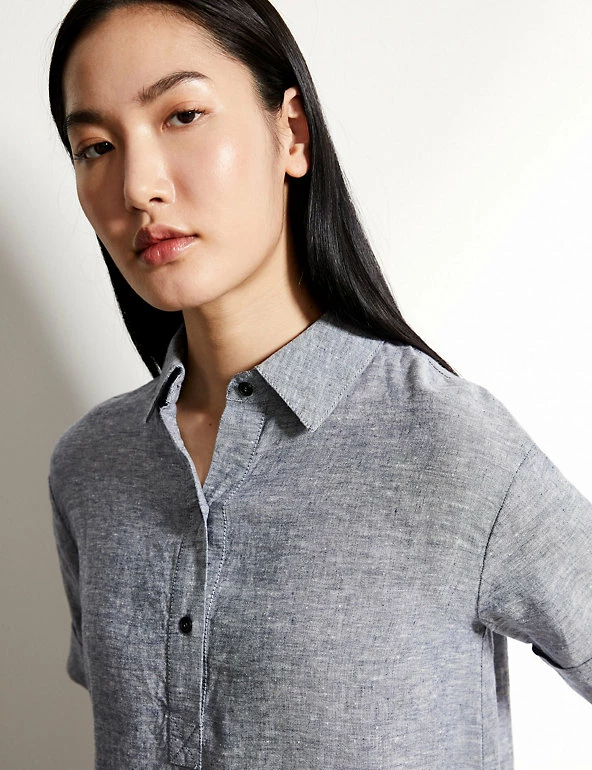 Cheapest โค๏ธ JAEGER ๐ Dresses Pure Linen Textured Maxi ๐ Shirt ๐ Dress โ 10 Cheapest โค๏ธ JAEGER ๐ Dresses Pure Linen Textured Maxi ๐ Shirt ๐ Dress โ - Image 10