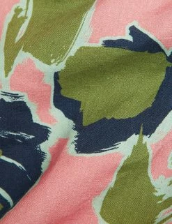 Budget 👍 JAEGER 👕 Shirts & Blouses Pure Linen Leaf Print Sleeveless Blouse 🧨 -Women's Holiday Shop Sales SD 10 T97 6546C A4 X EC 6