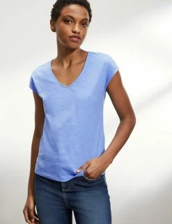 Top 10 ๐ JAEGER T-shirts Pure Cotton V-Neck Short Sleeve T-Shirt โญ