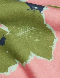 Buy ⌛ JAEGER Pyjamas Pure Linen Leaf Print Trousers 👏 -Women's Holiday Shop Sales SD 10 T97 7317C A4 X EC 6